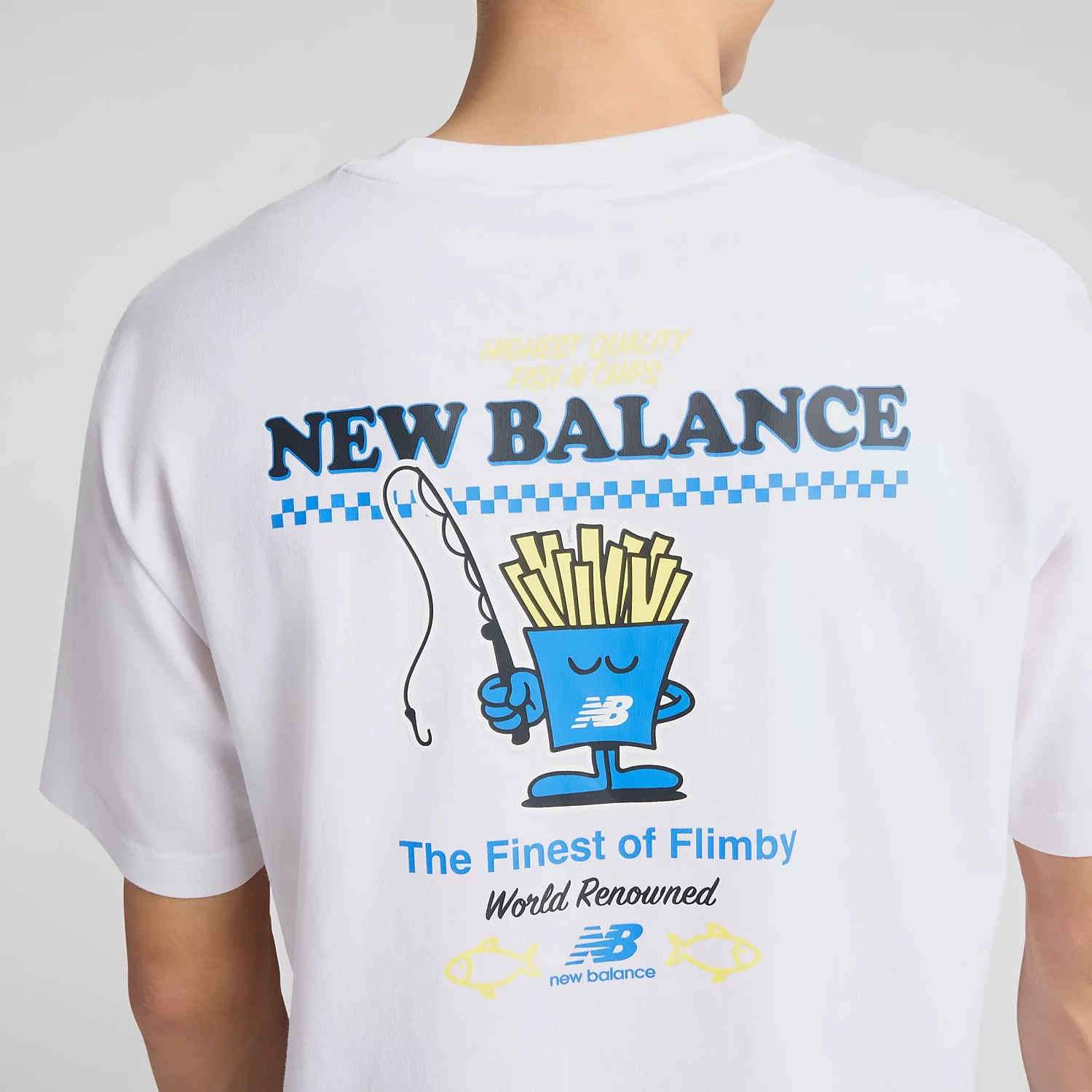 T-shirt Fish and Chips WHITE