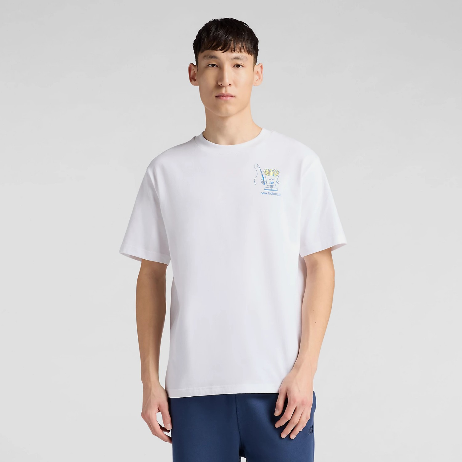 T-shirt Fish and Chips WHITE