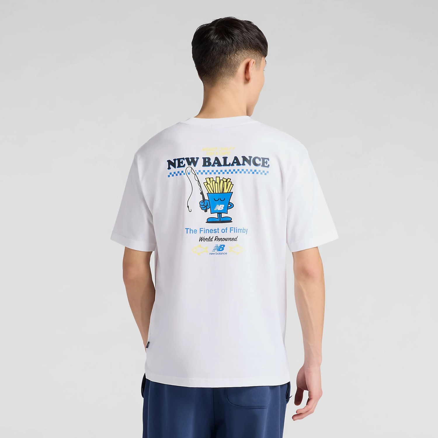 T-shirt Fish and Chips WHITE