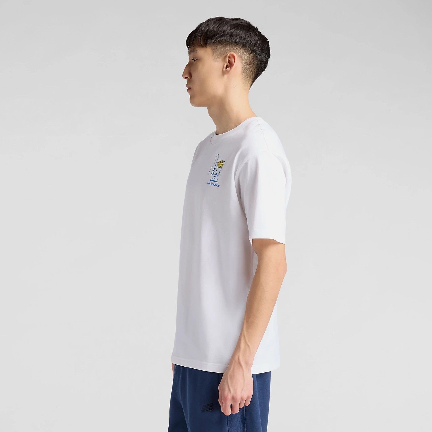 T-shirt Fish and Chips WHITE