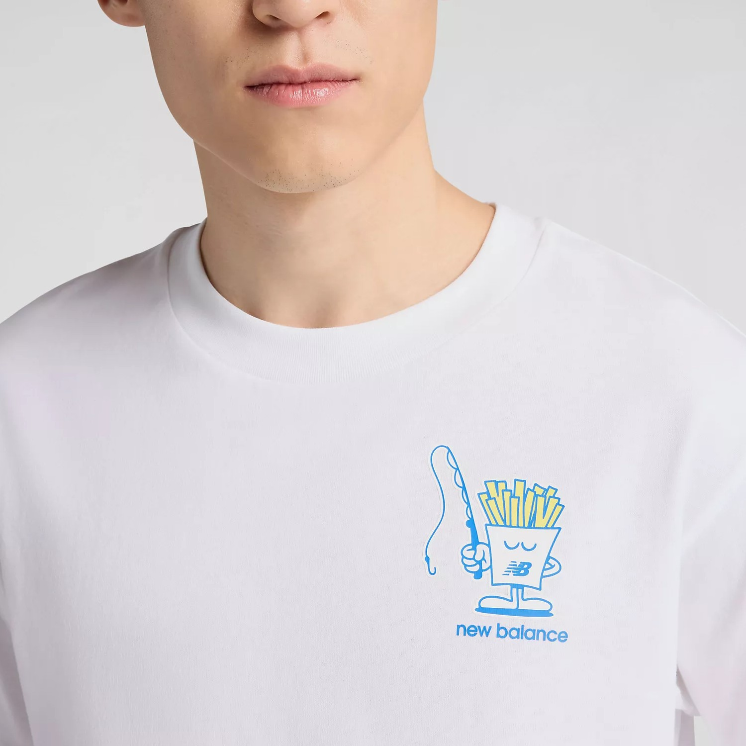 T-shirt Fish and Chips WHITE