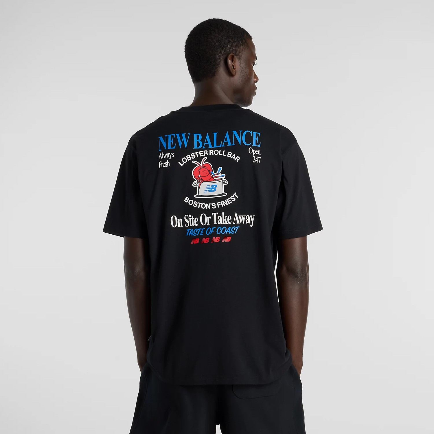 T-shirt Lobster Roll BLACK