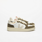 V82 LEATHER WHITE NATURAL KAKI