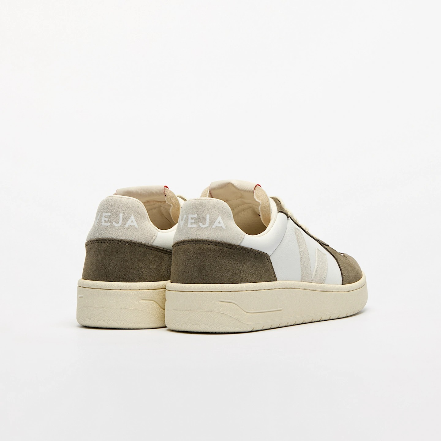 V82 LEATHER WHITE NATURAL KAKI