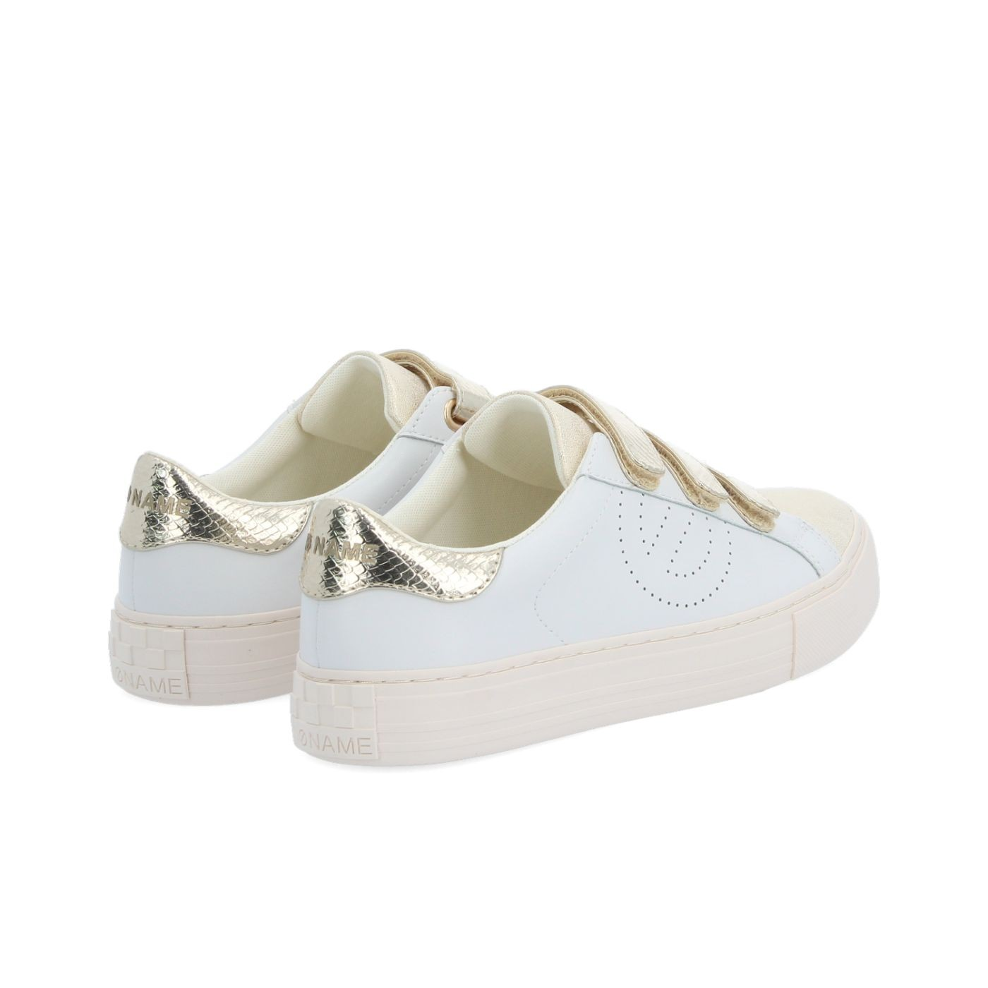 ARCADE STRAPS PERFO W WHITE/L.GOLD