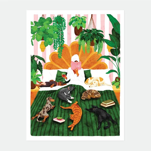 Affiche - Life with pets & plants
