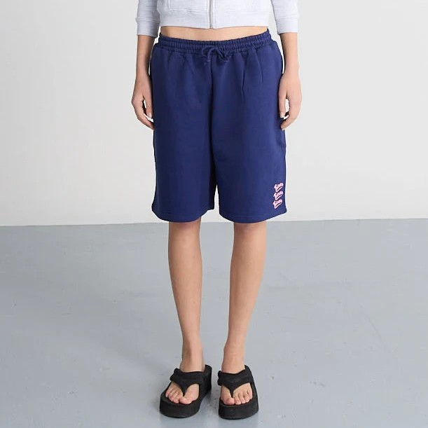 Short Gianni Embroidery Navy
