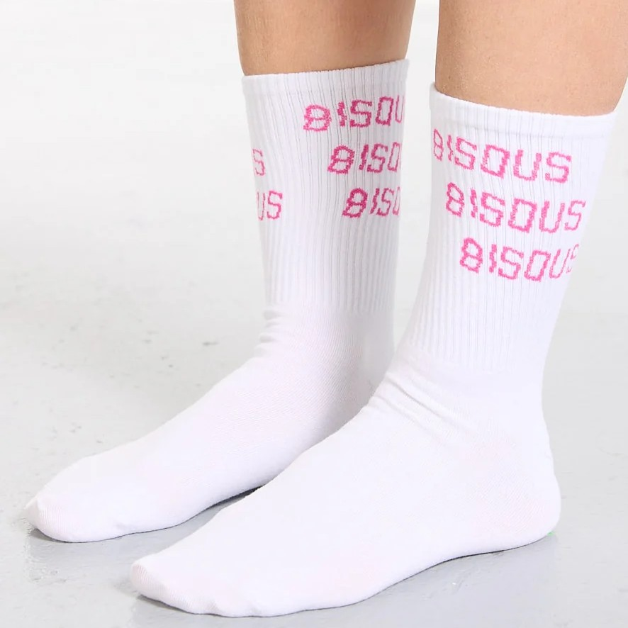 Chaussettes X3 White/Pink