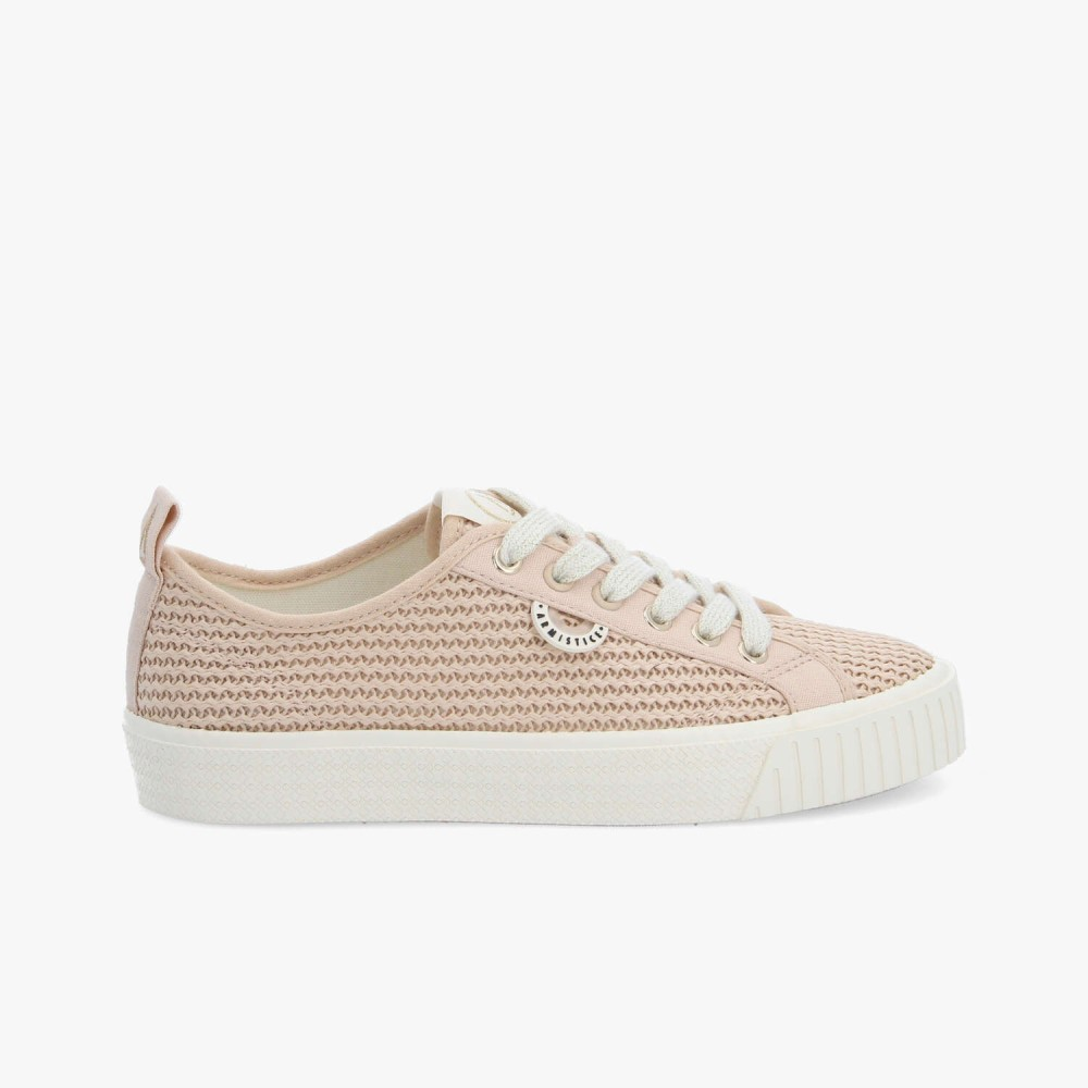 STOMP SNEAKER W NUDE