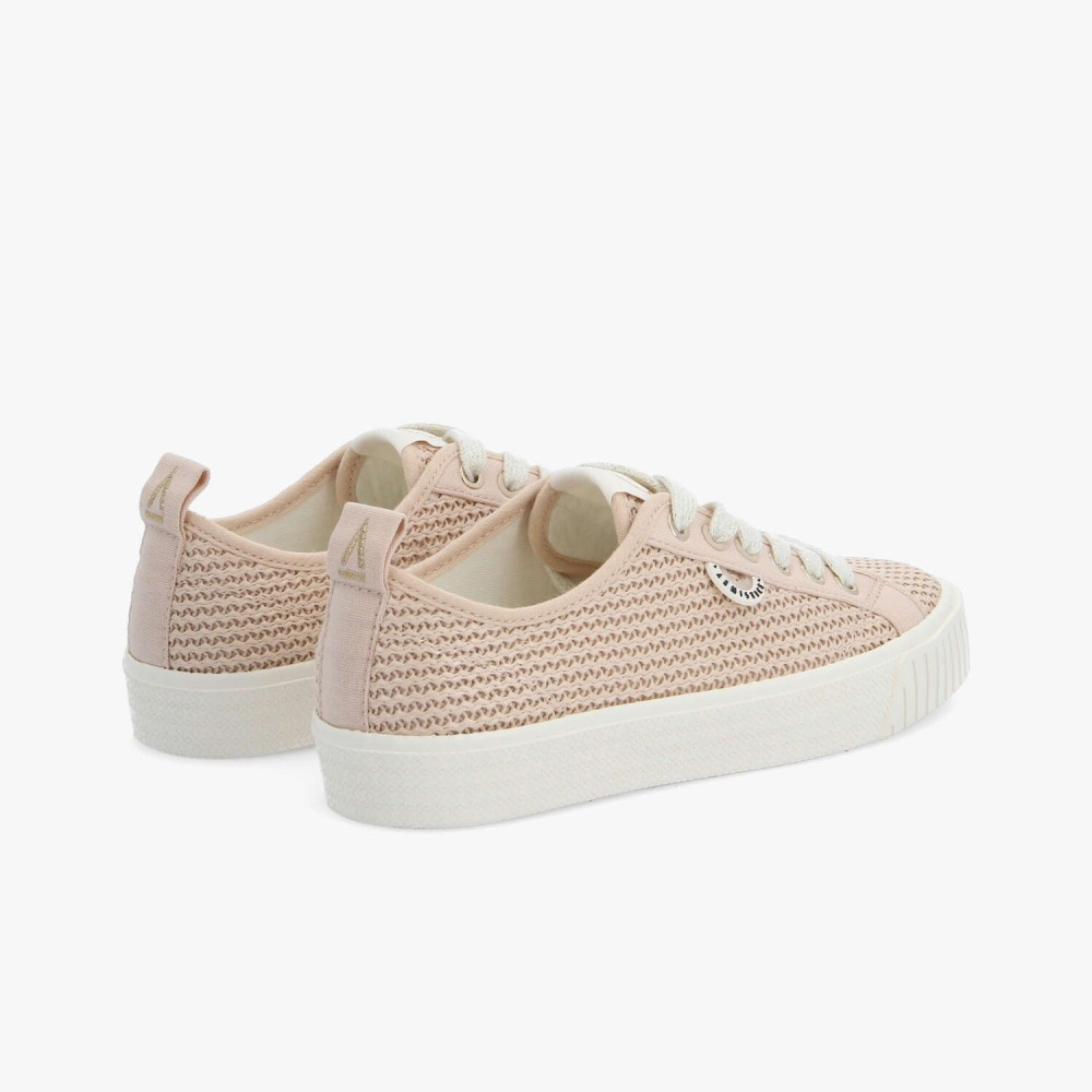 STOMP SNEAKER W NUDE