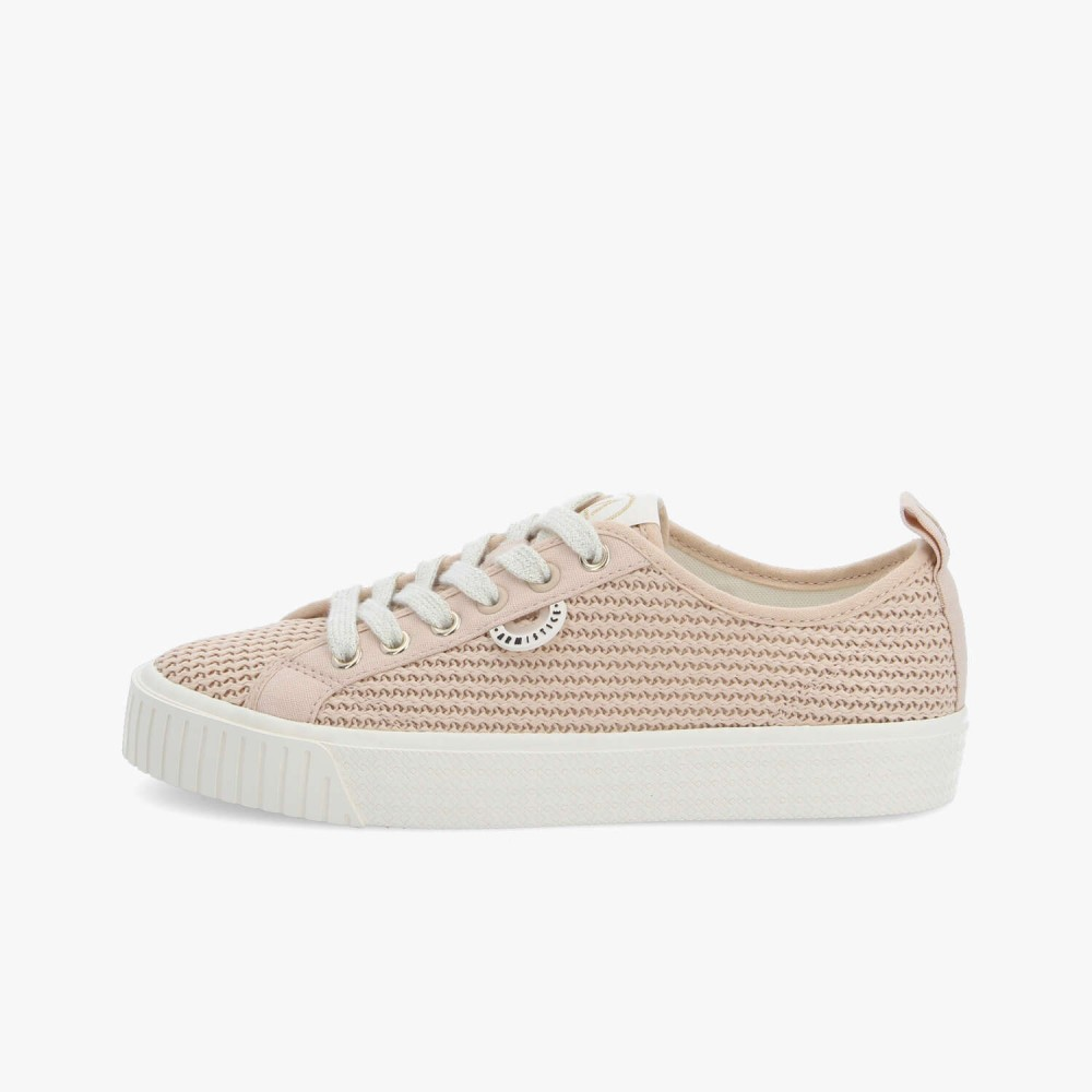 STOMP SNEAKER W NUDE