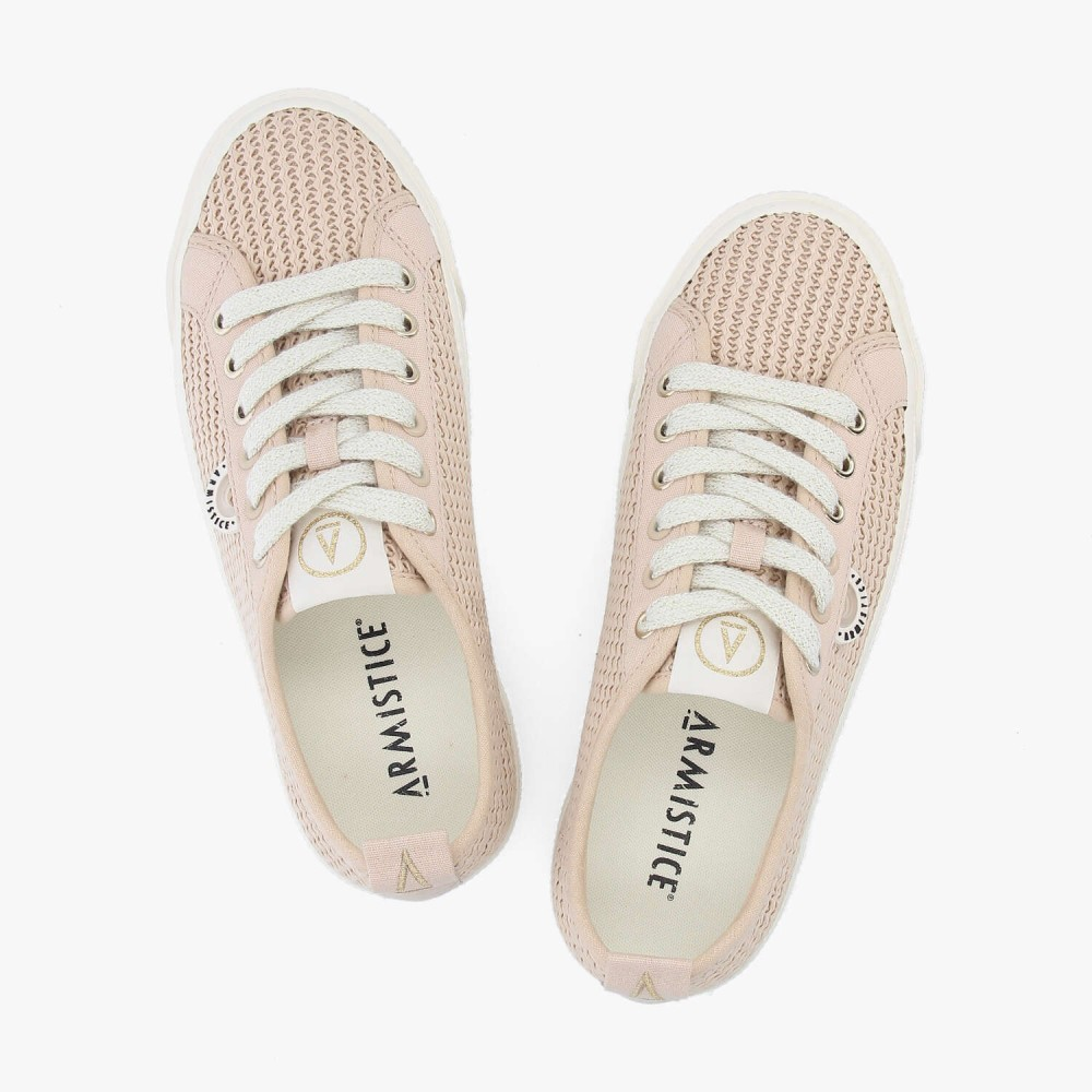 STOMP SNEAKER W NUDE