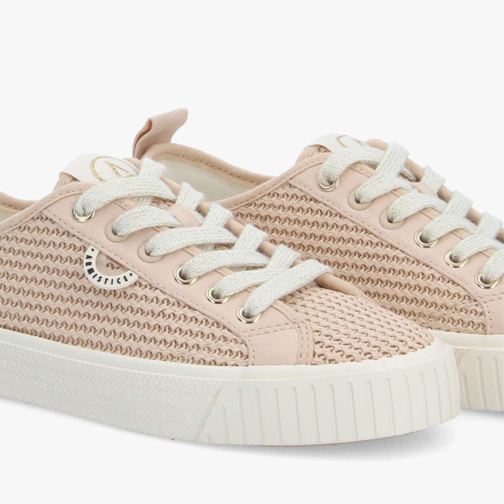 STOMP SNEAKER W NUDE