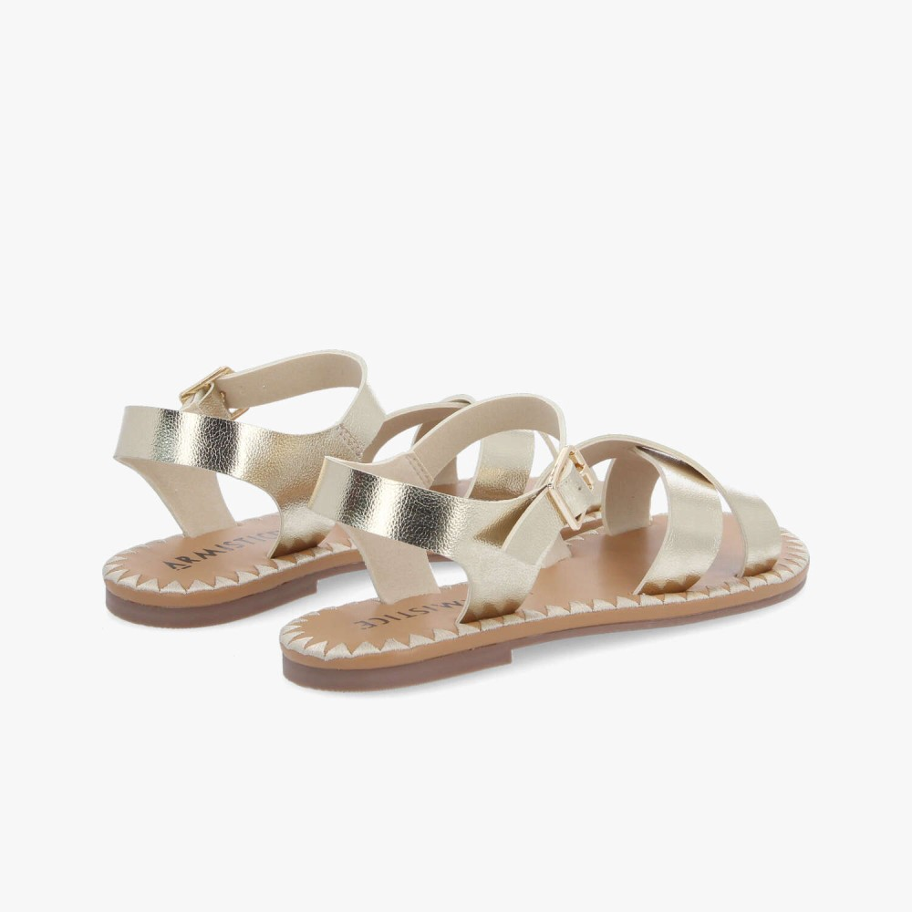 IVY CROSS W LIGHT GOLD
