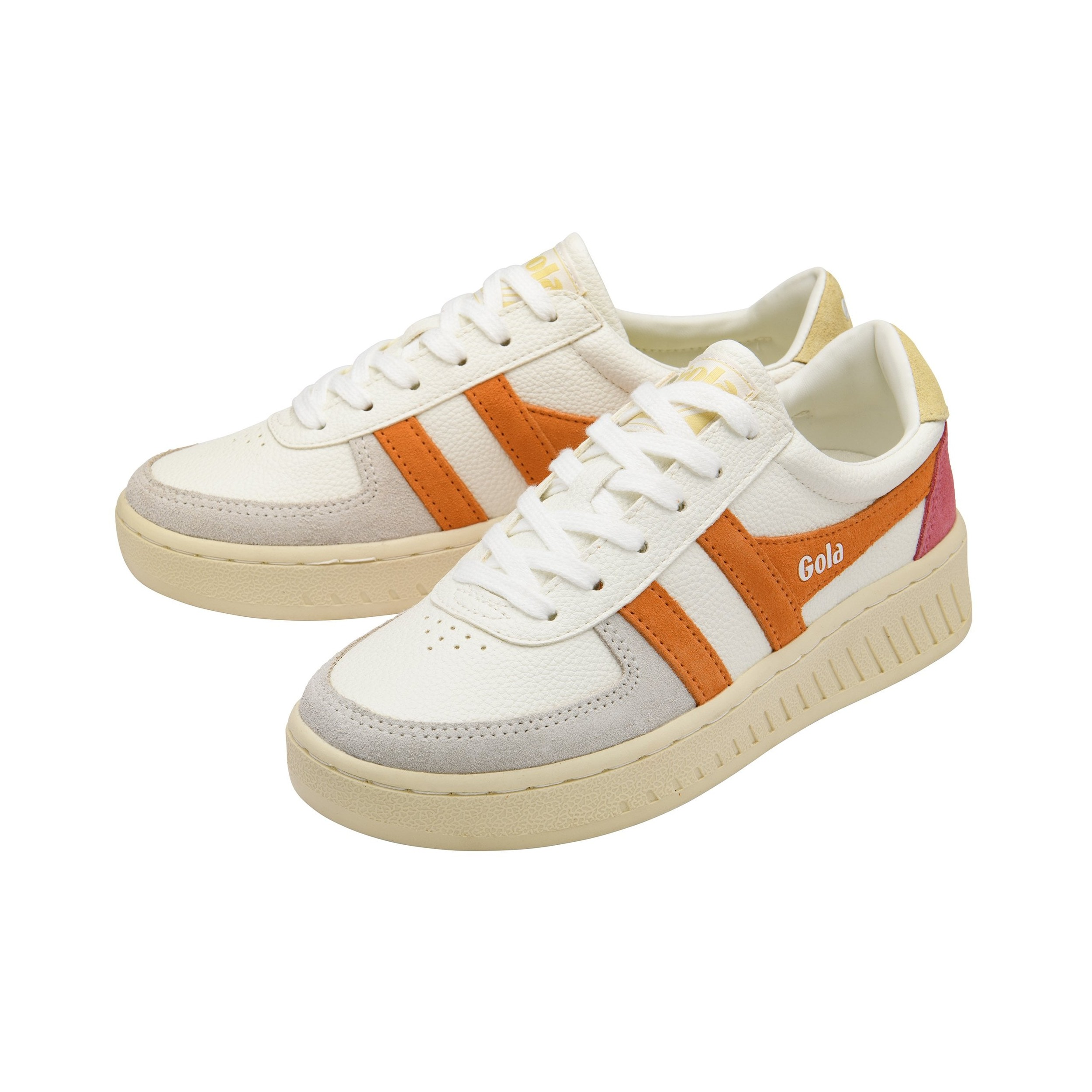 Grandslam Trident Trainer White/Apricot/Buttermilk