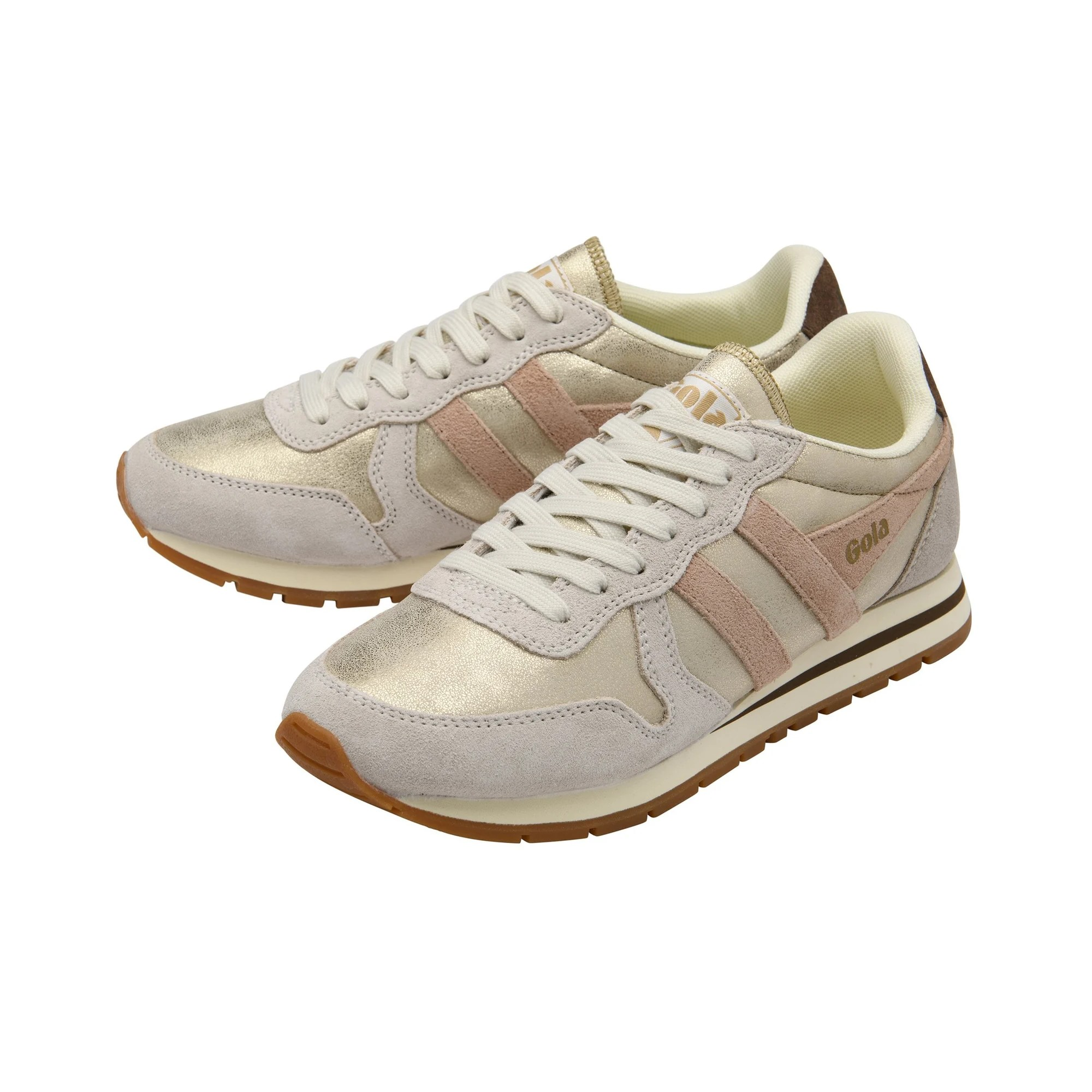 Daytona Blaze Trainer Gold/Cameo/Dark Brown
