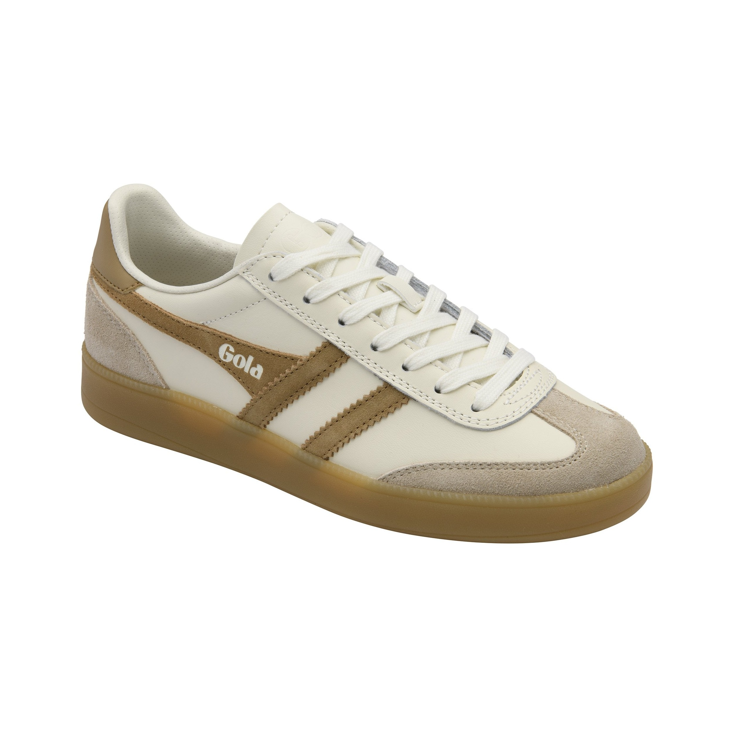 Viper Leather Trainer Off White/Bone/Light Caramel/Gum