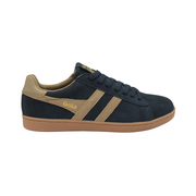 Equipe II Suede Trainer Navy/Light Caramel