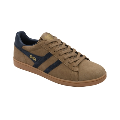 Equipe II Suede Trainer Tobacco/Navy