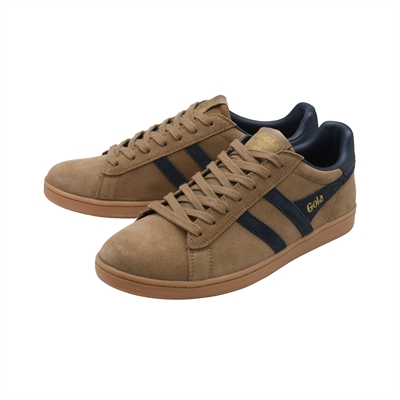 Equipe II Suede Trainer Tobacco/Navy