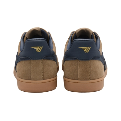 Equipe II Suede Trainer Tobacco/Navy
