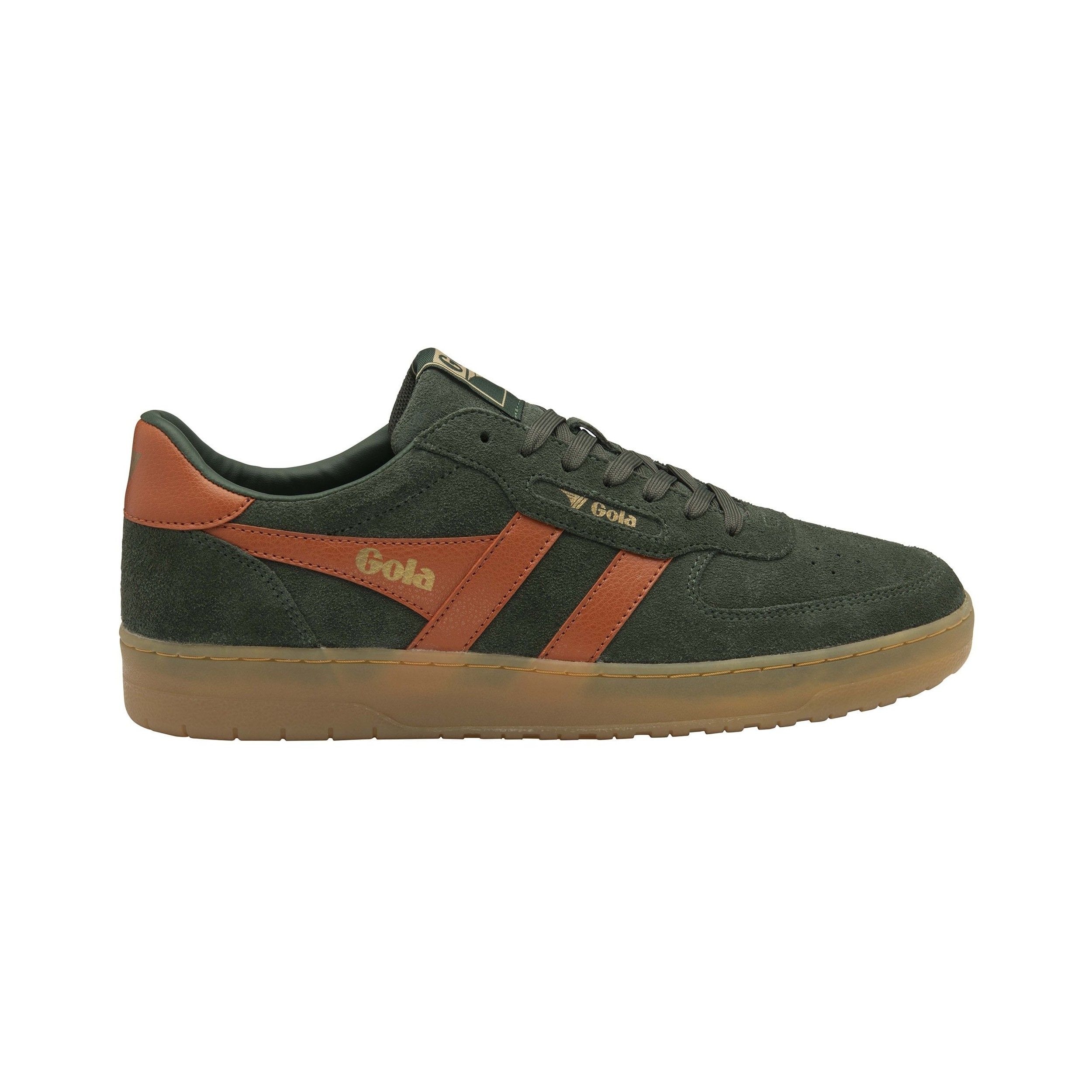 Hawk Suede 86 Trainer Dark Khaki/MoodyOrange/Gum