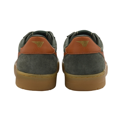 Hawk Suede 86 Trainer Dark Khaki/MoodyOrange/Gum