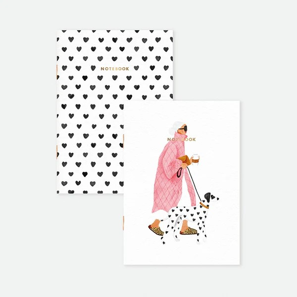 Duo de carnets de Poche A6 - Dalmatian