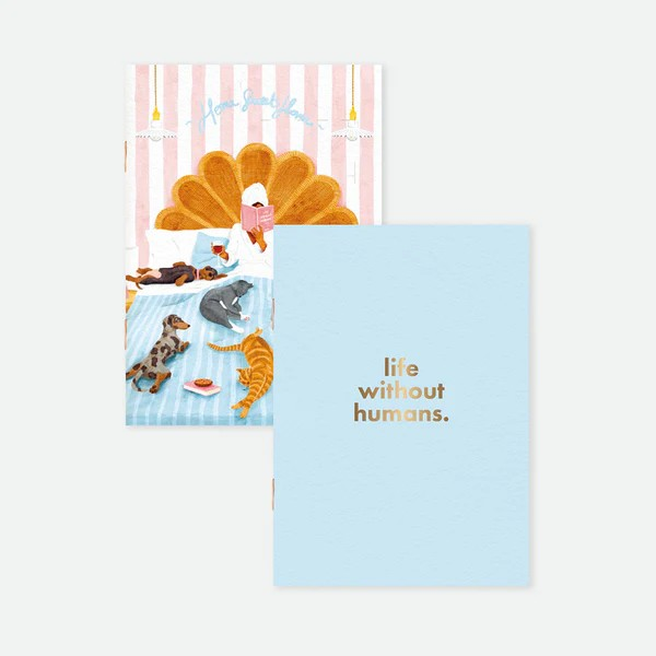 Duo de carnets de Poche A6 - Duo Without Humans