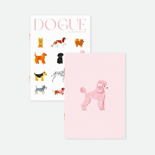Duo de carnets de Poche A6 - Duo Dogue