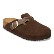 Boston Braided - Lit de pied souple - Suede Carafe