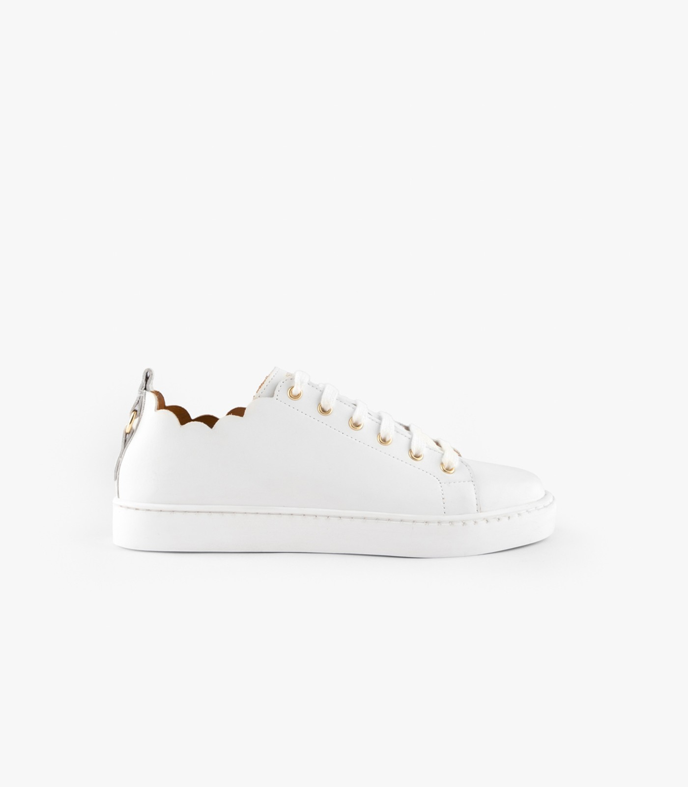 JULIE - CUIR LISSE BLANC