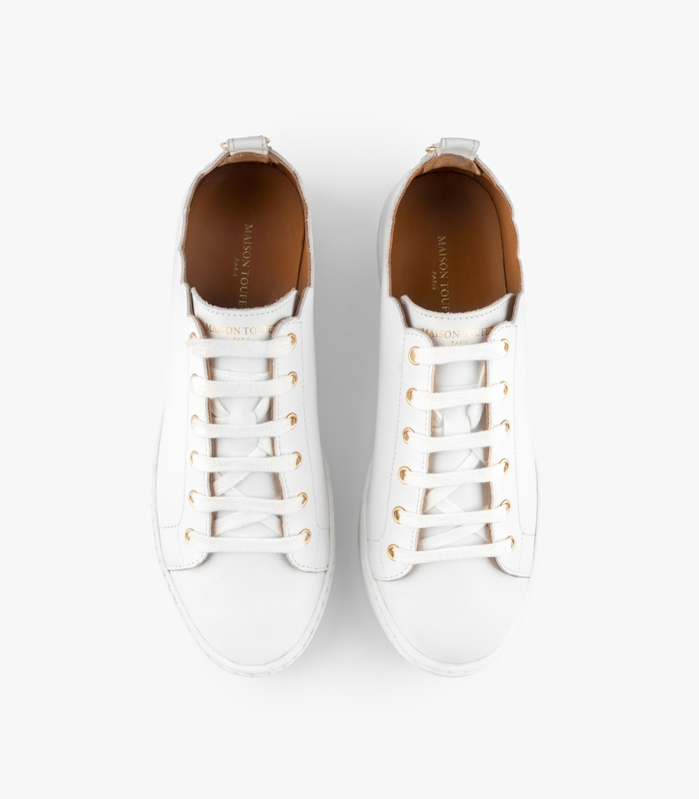 JULIE - CUIR LISSE BLANC