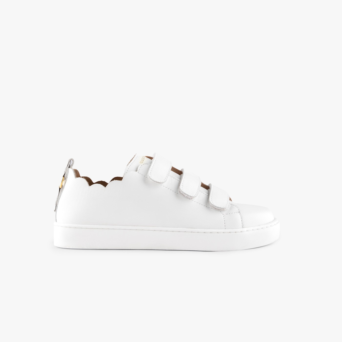 JULIANNE - CUIR LISSE BLANC