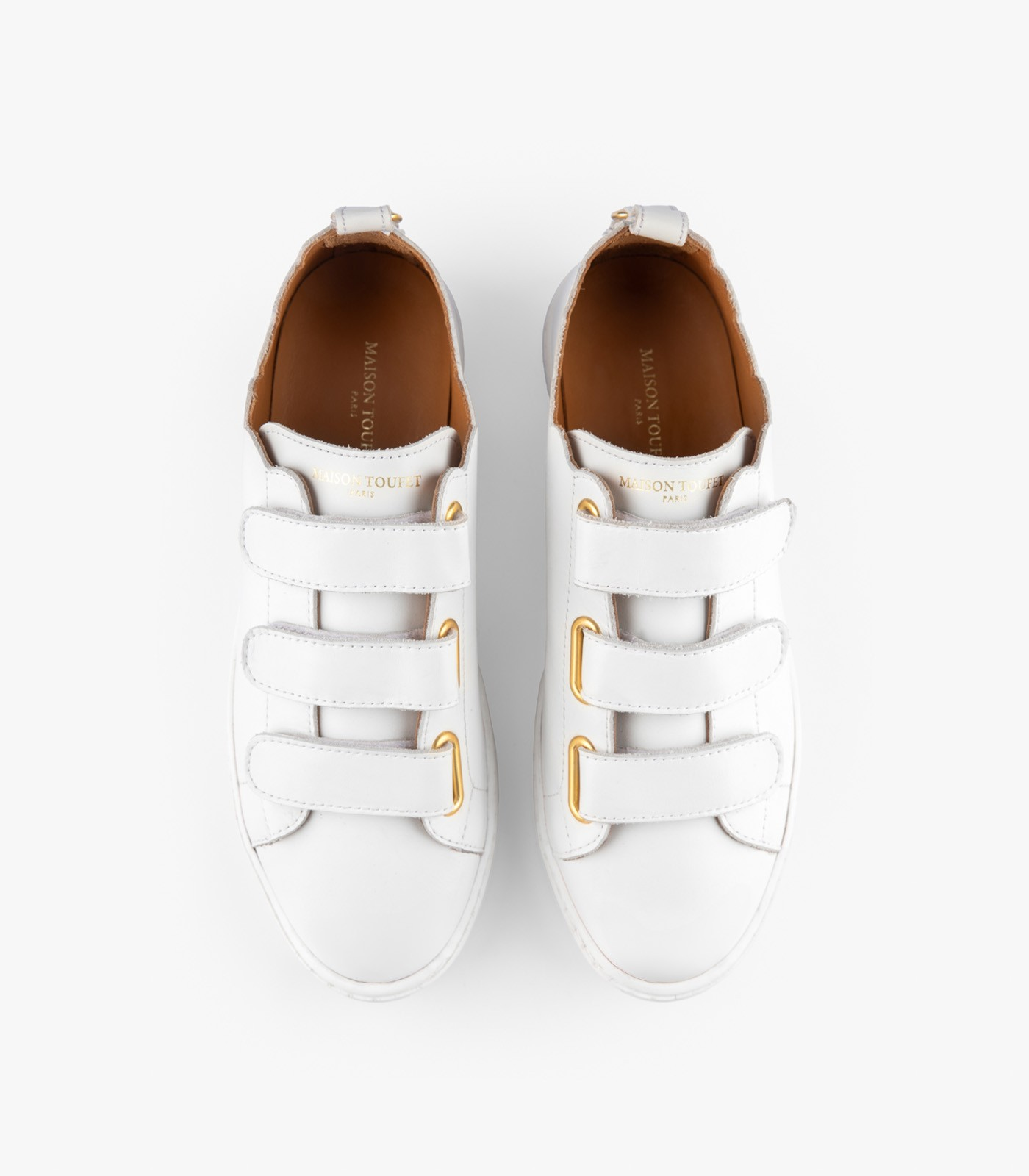 JULIANNE - CUIR LISSE BLANC