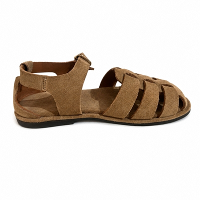 JENNY - CUIR VELOURS TAUPE