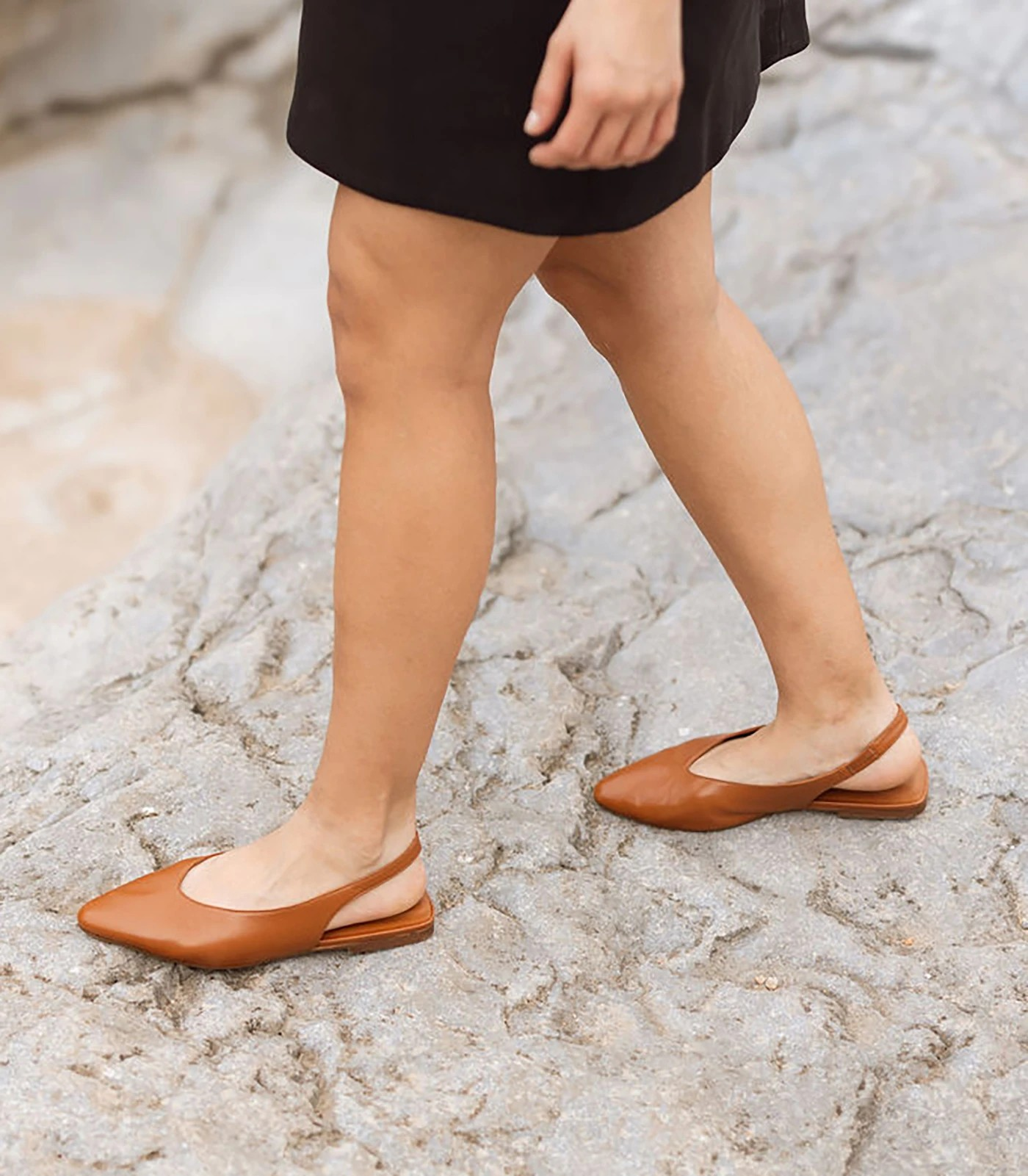 MARIANA - CUIR LISSE COGNAC