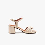 MOLLY - CUIR PAILLETÉ DORÉ CLAIR