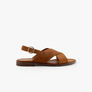 AXELLE - CUIR VELOURS COGNAC