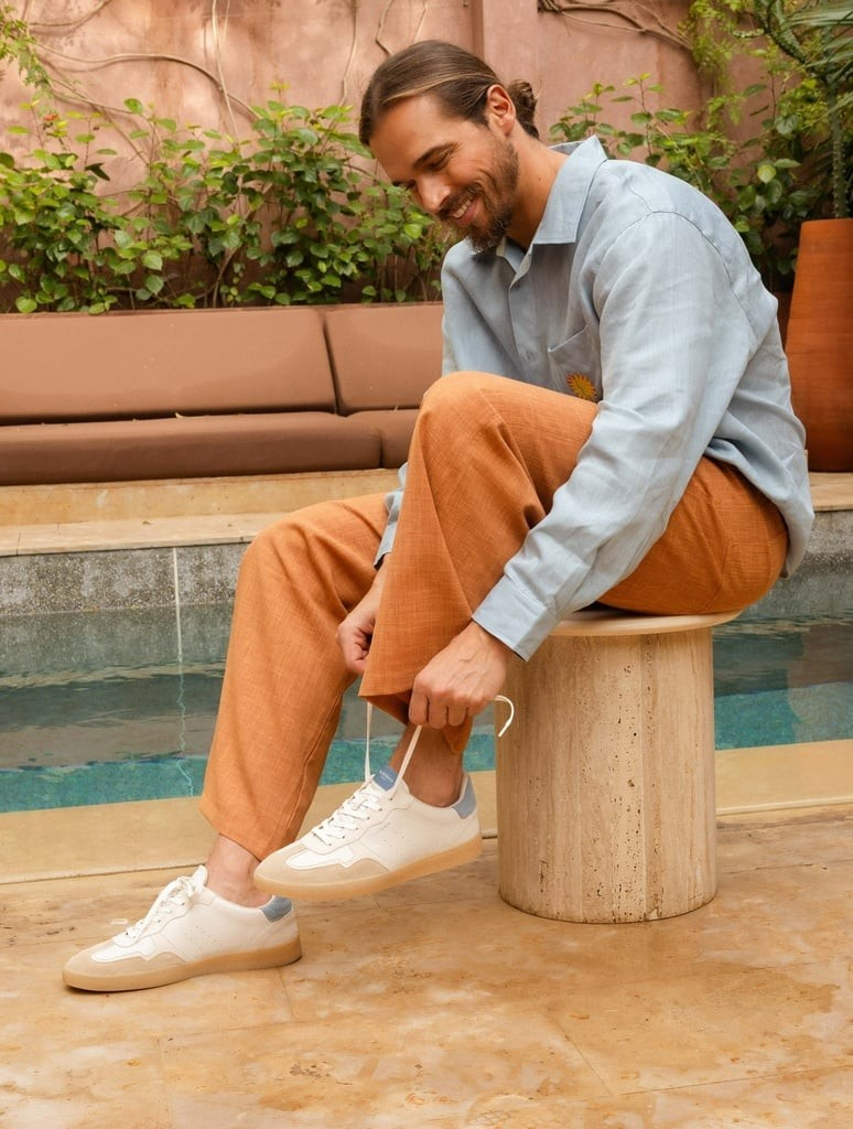 Davis Blanc Cassé & Bleu Froid