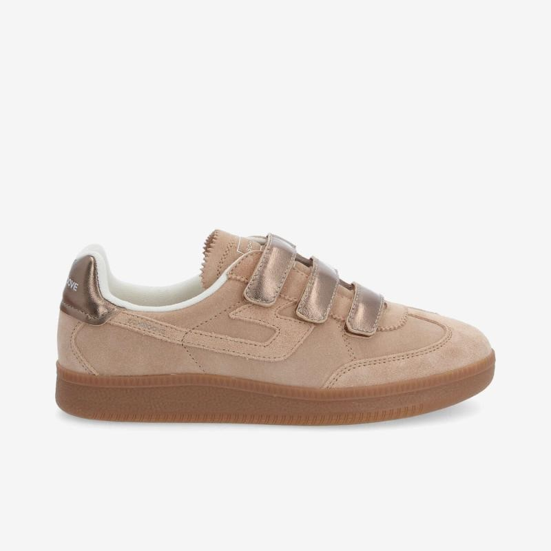SHEFFIELD STRAPS W NUDE/BRONZE