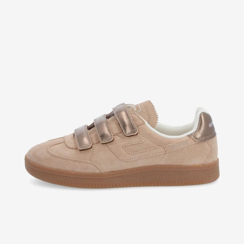 SHEFFIELD STRAPS W NUDE/BRONZE