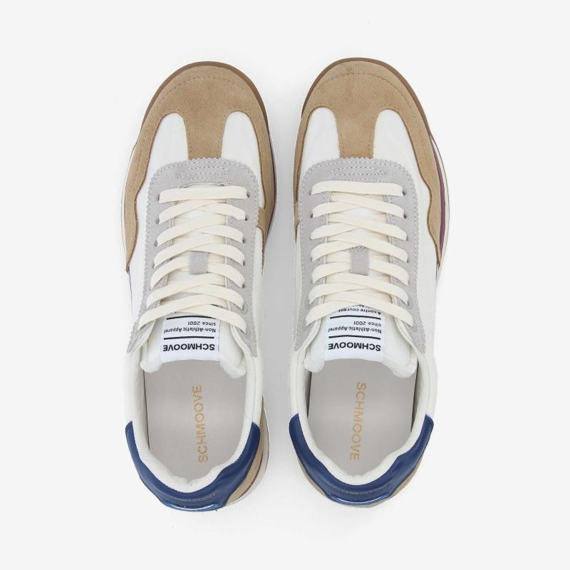 CAMDEN SNEAKER M O.WHITE/CAMEL/NAVY