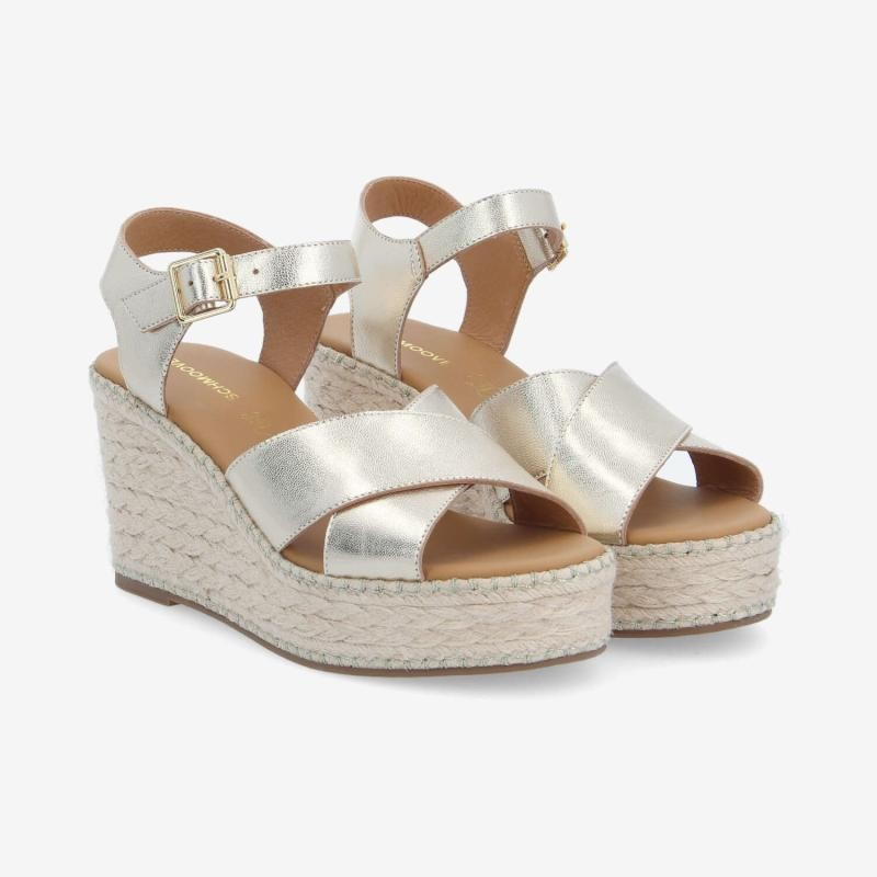 MINA SANDALE W LIGHT GOLD