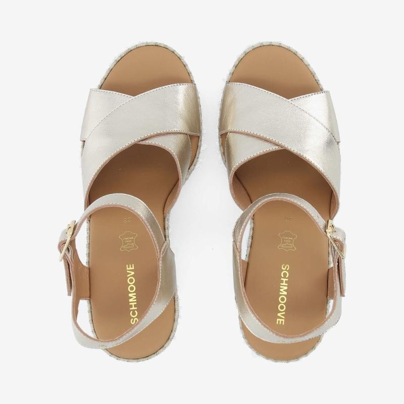 MINA SANDALE W LIGHT GOLD