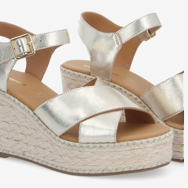 MINA SANDALE W LIGHT GOLD