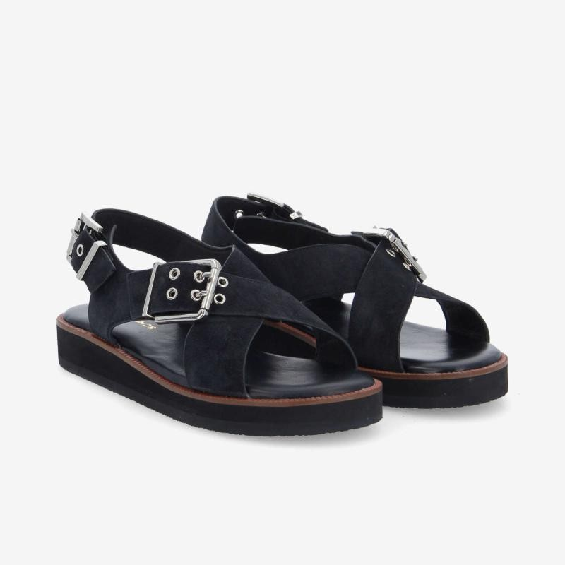 SIGUI CROSS SANDAL W BLACK