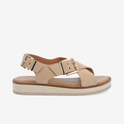 SIGUI CROSS SANDAL W LIGHT BEIGE