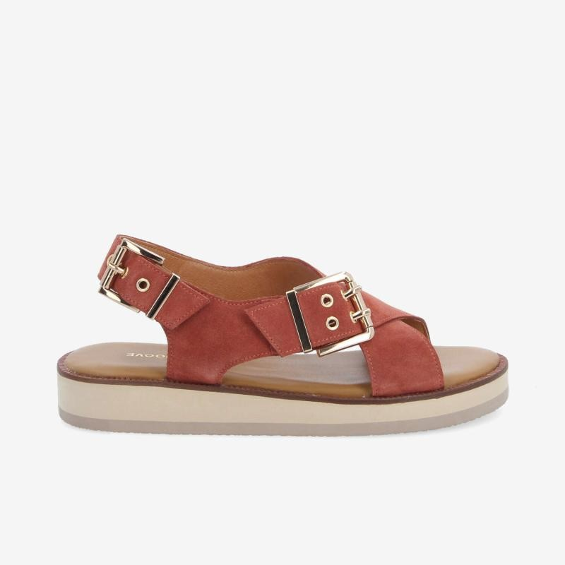 SIGUI CROSS SANDAL W BRICK