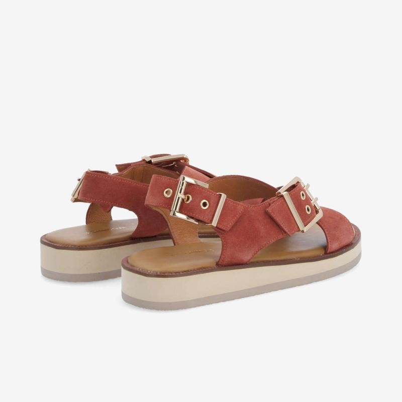 SIGUI CROSS SANDAL W BRICK